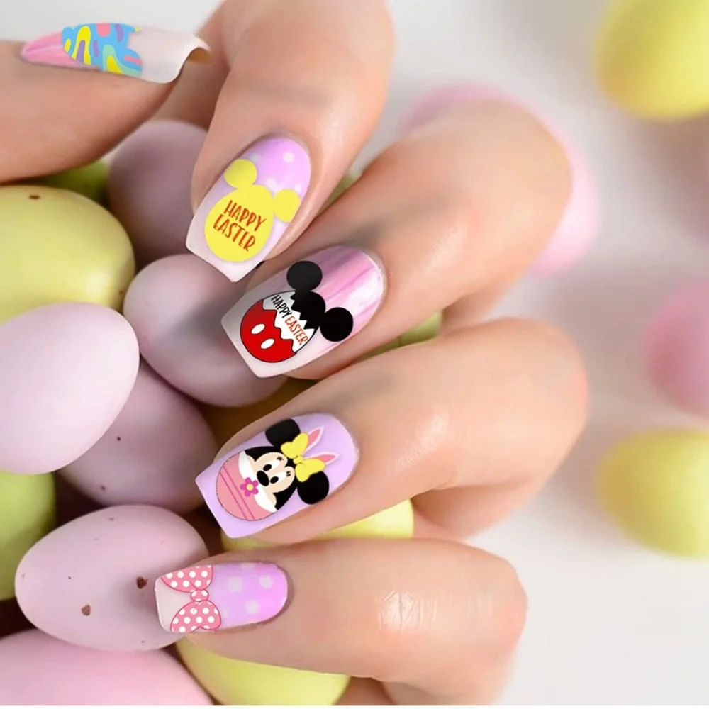 Easter Nail Decals Mickey Mouse